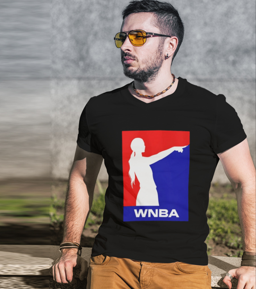 WNBA Red And Blue Sophie Cunningham Basketball T-Shirt