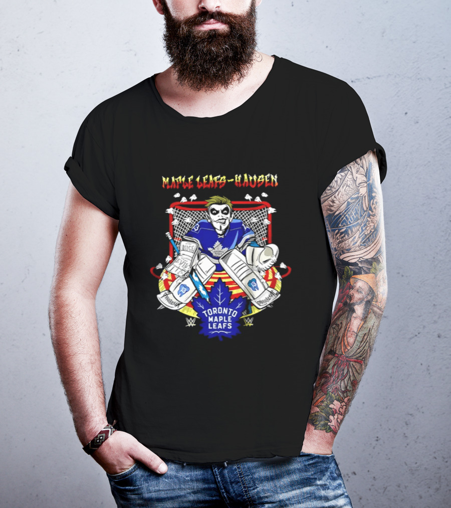Toronto Maple Leafs Danhausen NHL Hockey WWE T-Shirt