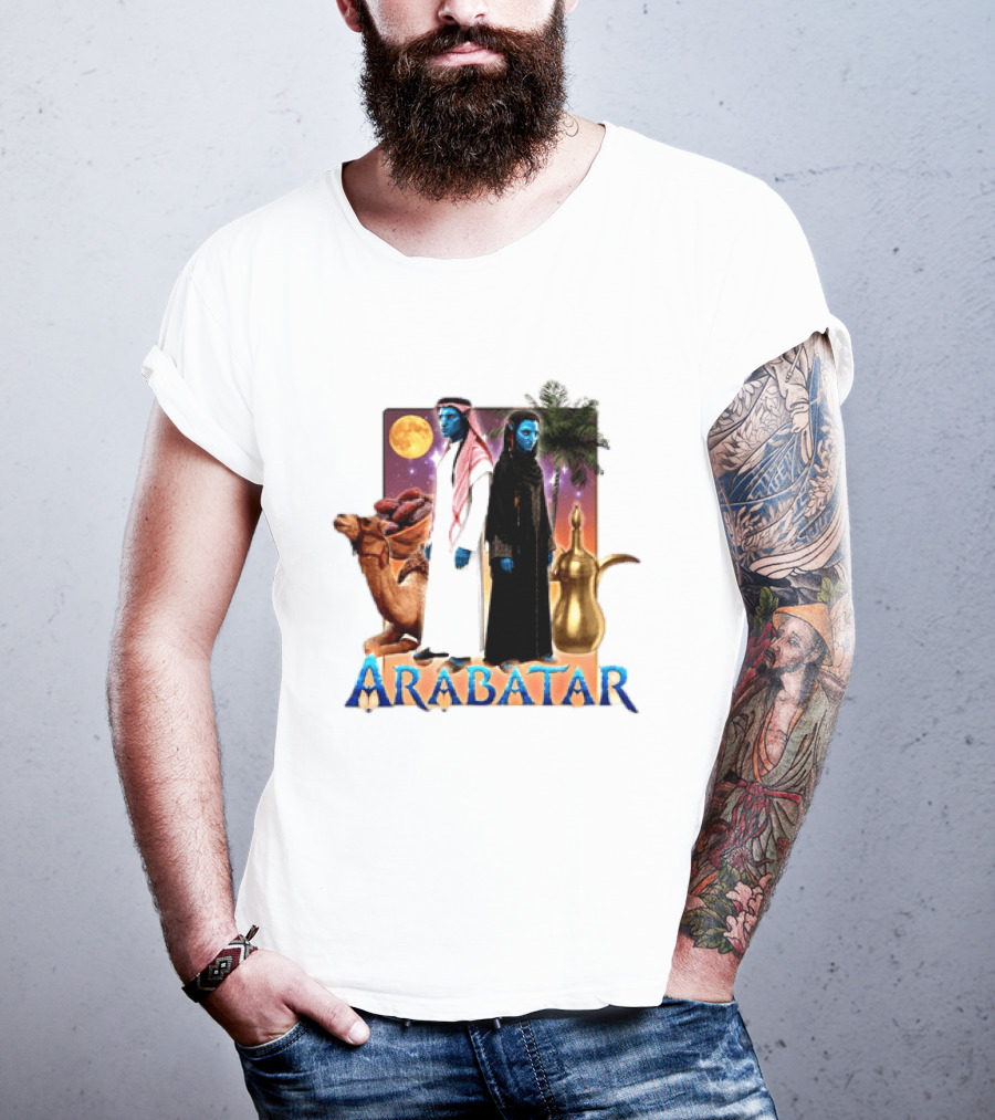 ARABATAR Fantasy Characters With Camel Dates Kettle Palm Moon T-Shirt