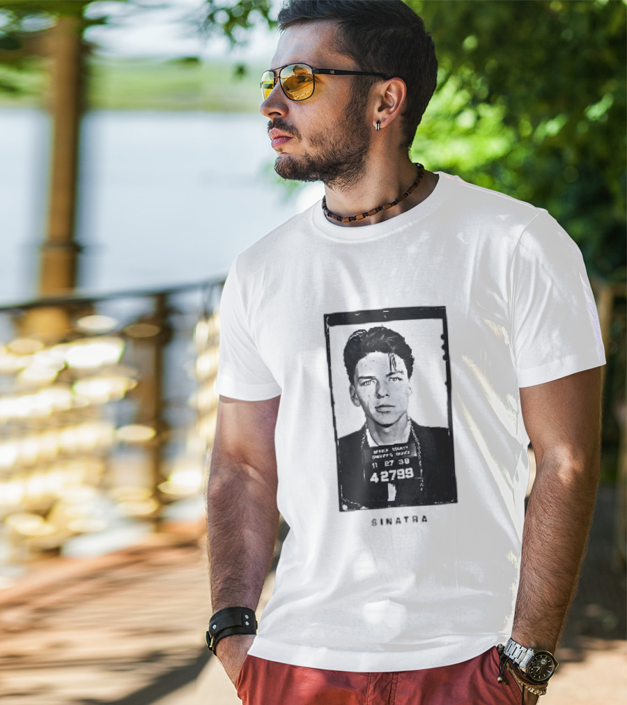 Bergen County Sheriffs Office 11 27 38 42799 Sinatra Shot T-Shirt