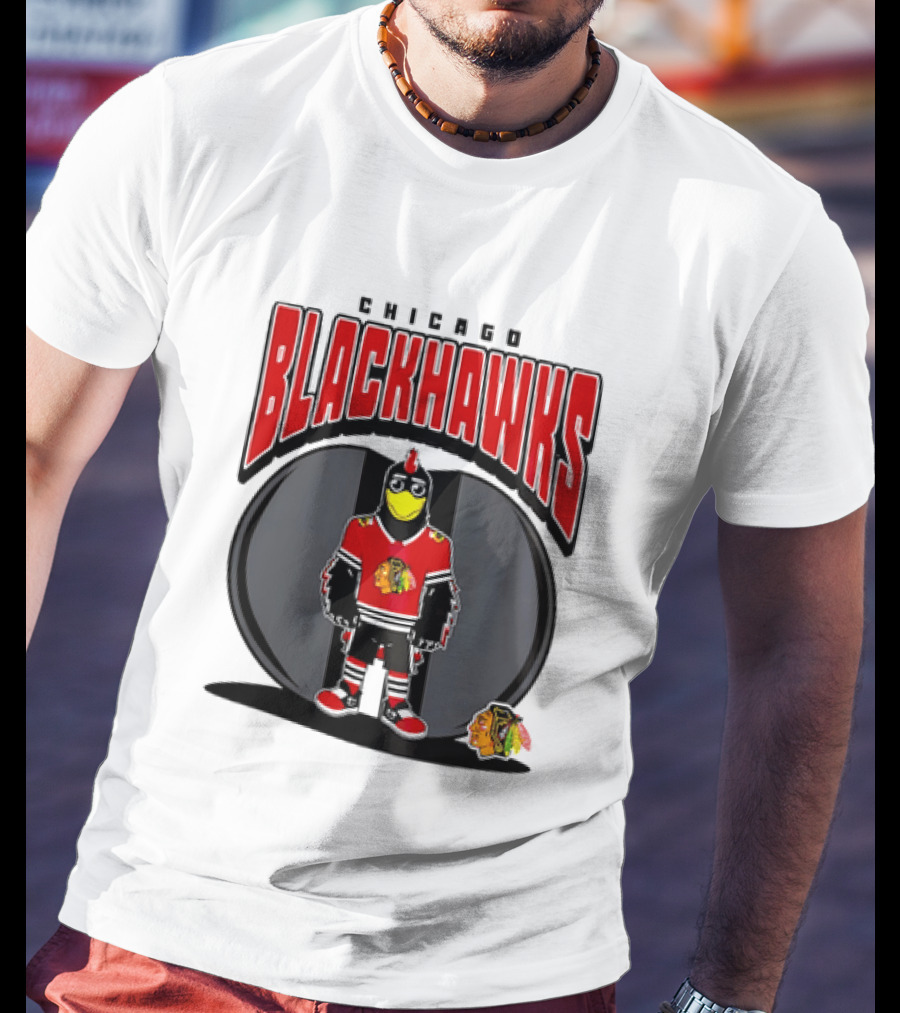 Chicago Blackhawks Mania NHL 2026 Mascot Hockey Fan Gear T-Shirt