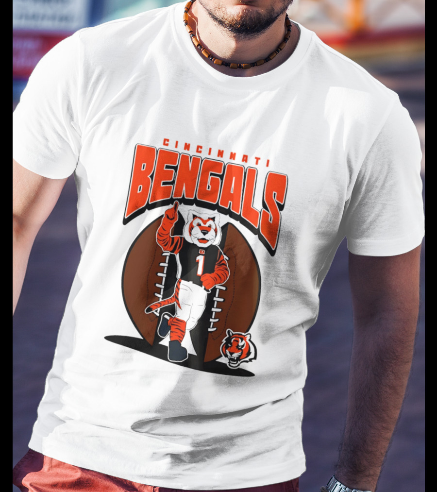 Cincinnati Bengals Tiger Mascot Football Fan Mania 2026 T-Shirt