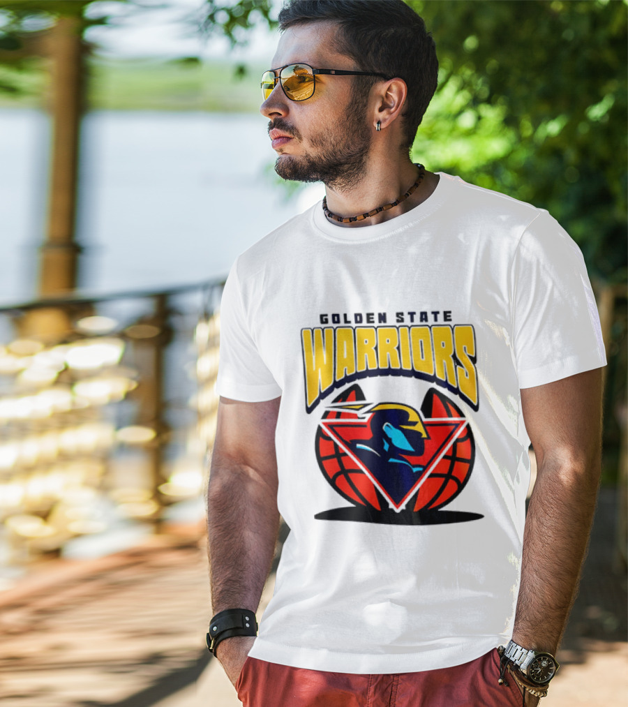 Golden State Warriors NBA 2026 Mania Retro Logo Basketball T-Shirt