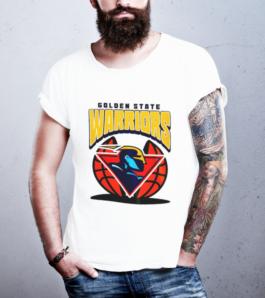 Golden State Warriors NBA 2026 Mania Retro Logo Basketball T-Shirt