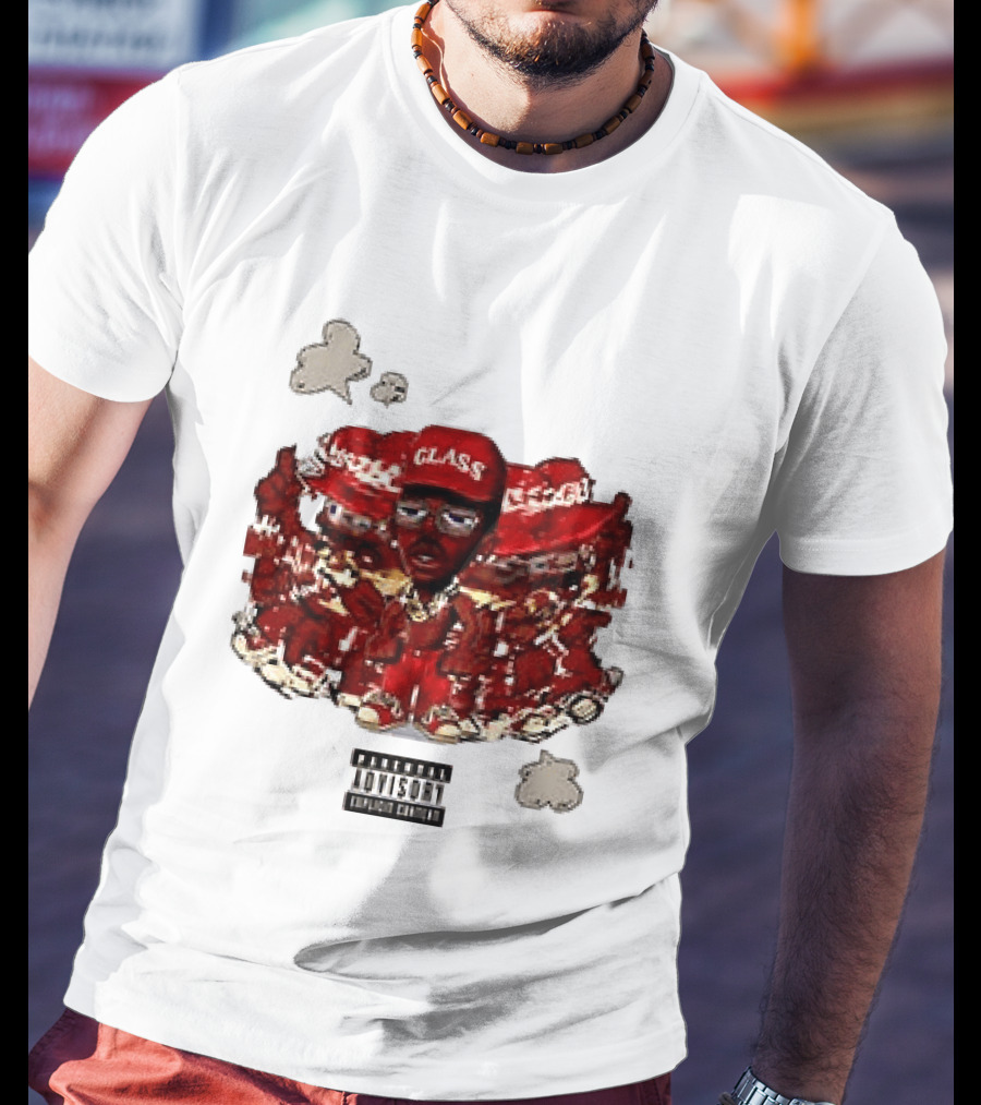 Parental Advisory Explicit Content Tyler The Creator Glass Red Hat T-Shirt