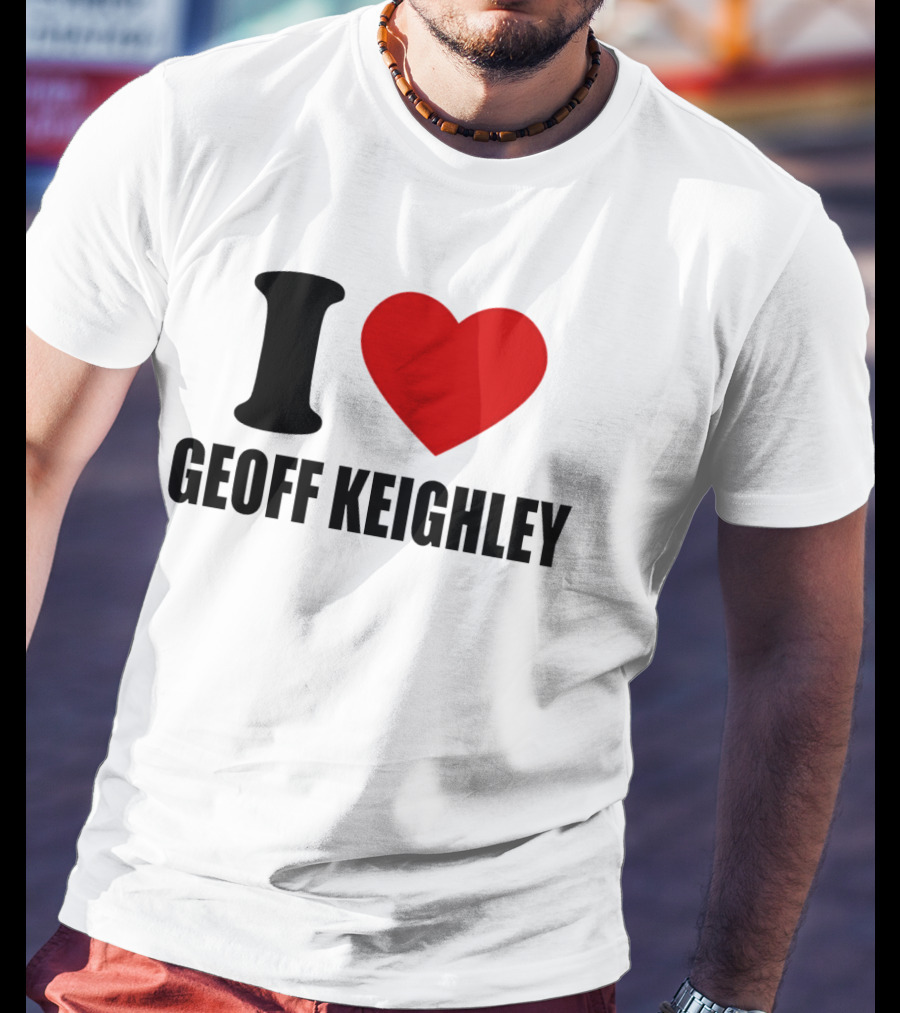 I Love Geoff Keighley Red Heart T-Shirt