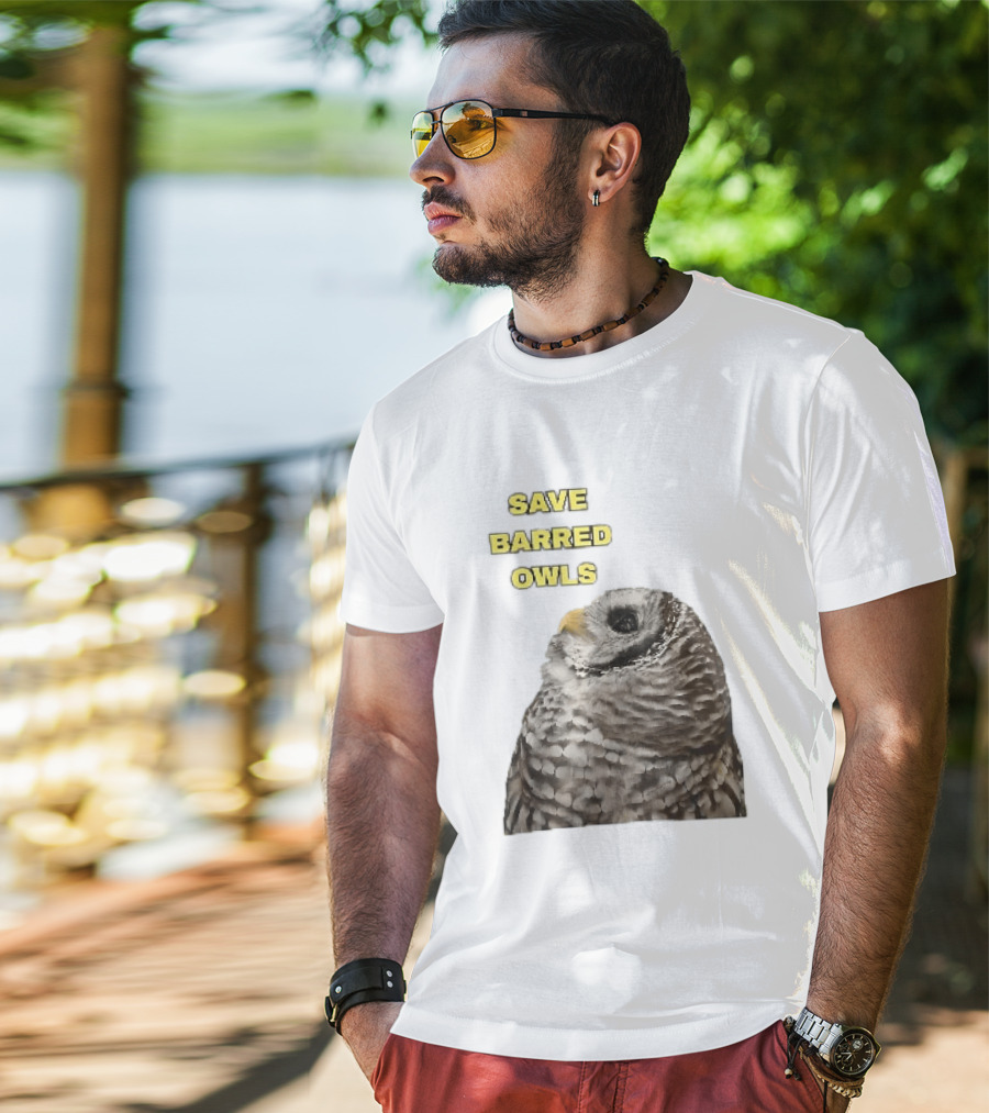 Save Barred Owls Barred Owl Conservation Appeal T-Shirt