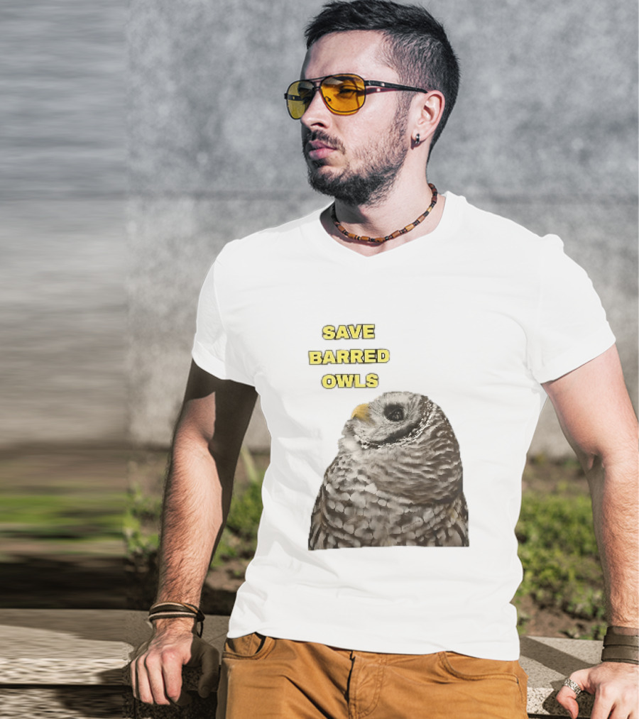 Save Barred Owls Barred Owl Conservation Appeal T-Shirt