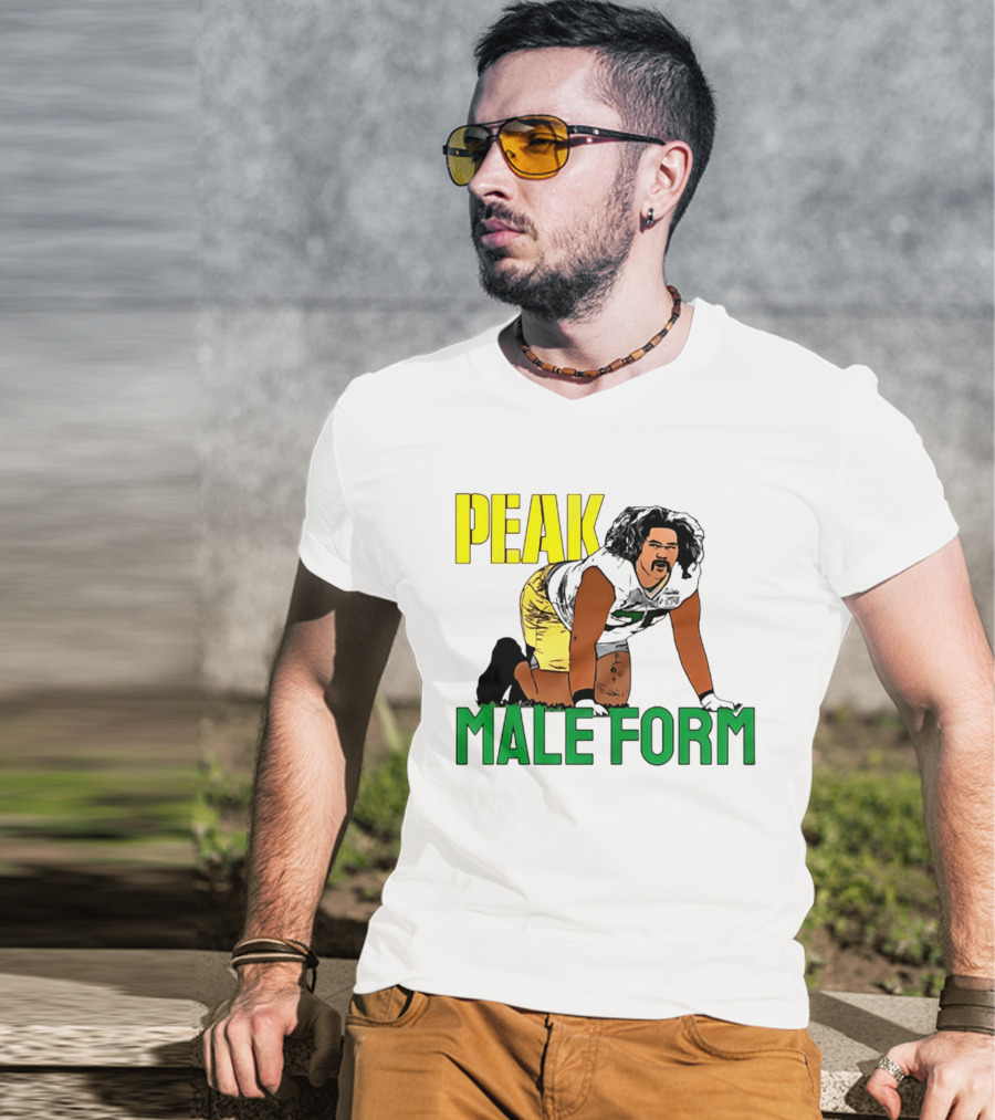 Sean Rhyan Peak Male Form Green Bay Packers Football T-Shirt