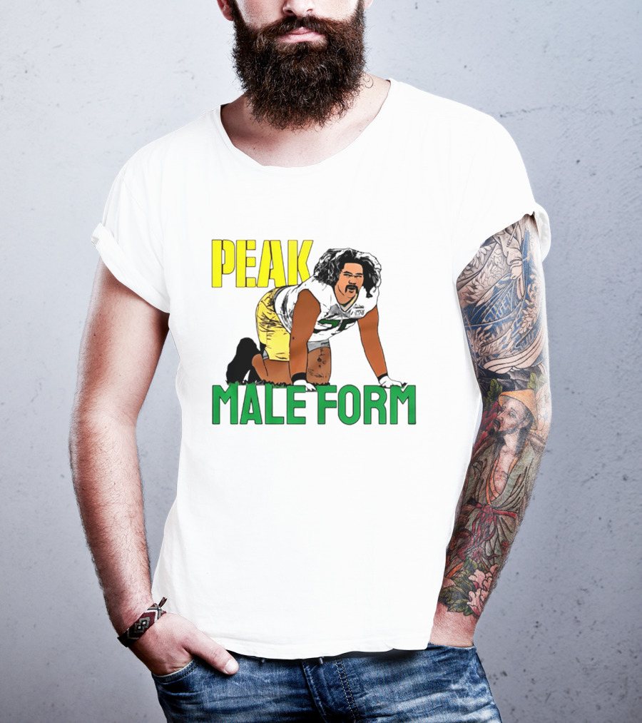 Sean Rhyan Peak Male Form Green Bay Packers Football T-Shirt