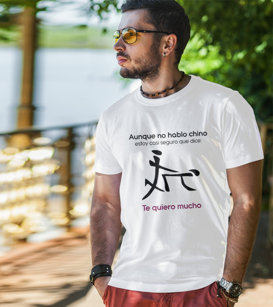 Aunque No Hable Chino Estoy Casi Seguro Que Dice Te Quiero Mucho T-Shirt