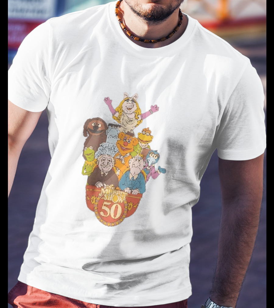 The Muppet Show Anniversary 50 Iconic Characters Celebration T-Shirt