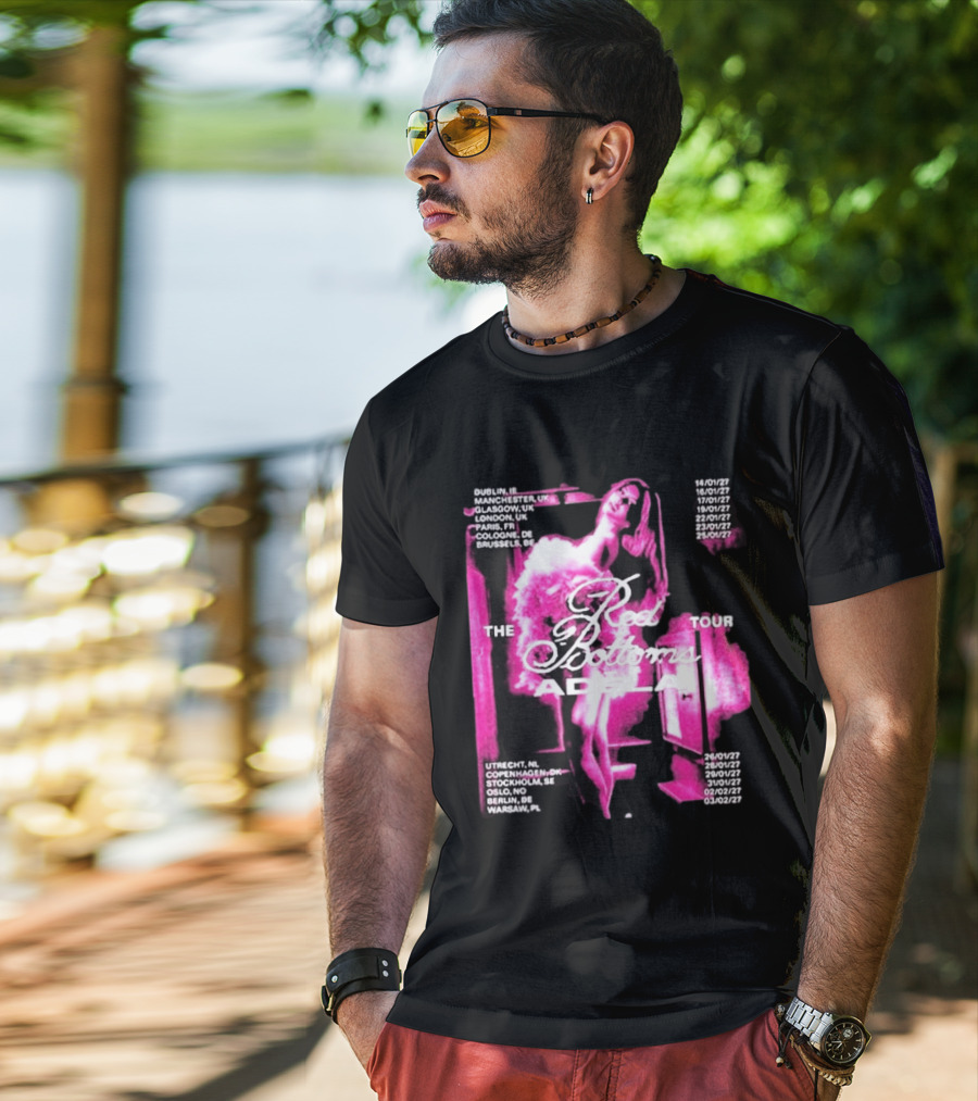 Adela Jergova The Red Bottoms Europe Tour 2026 Dates And Cities T-Shirt
