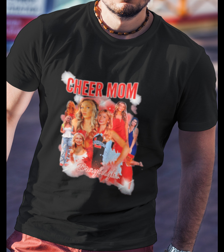 Cheer Mom Brayleigh Warriors Spirit Squad T-Shirt