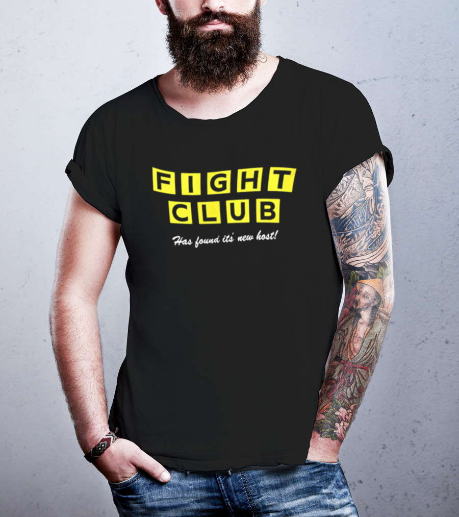 Fight Club Has Found Its New Host Yellow Lettering T-Shirt