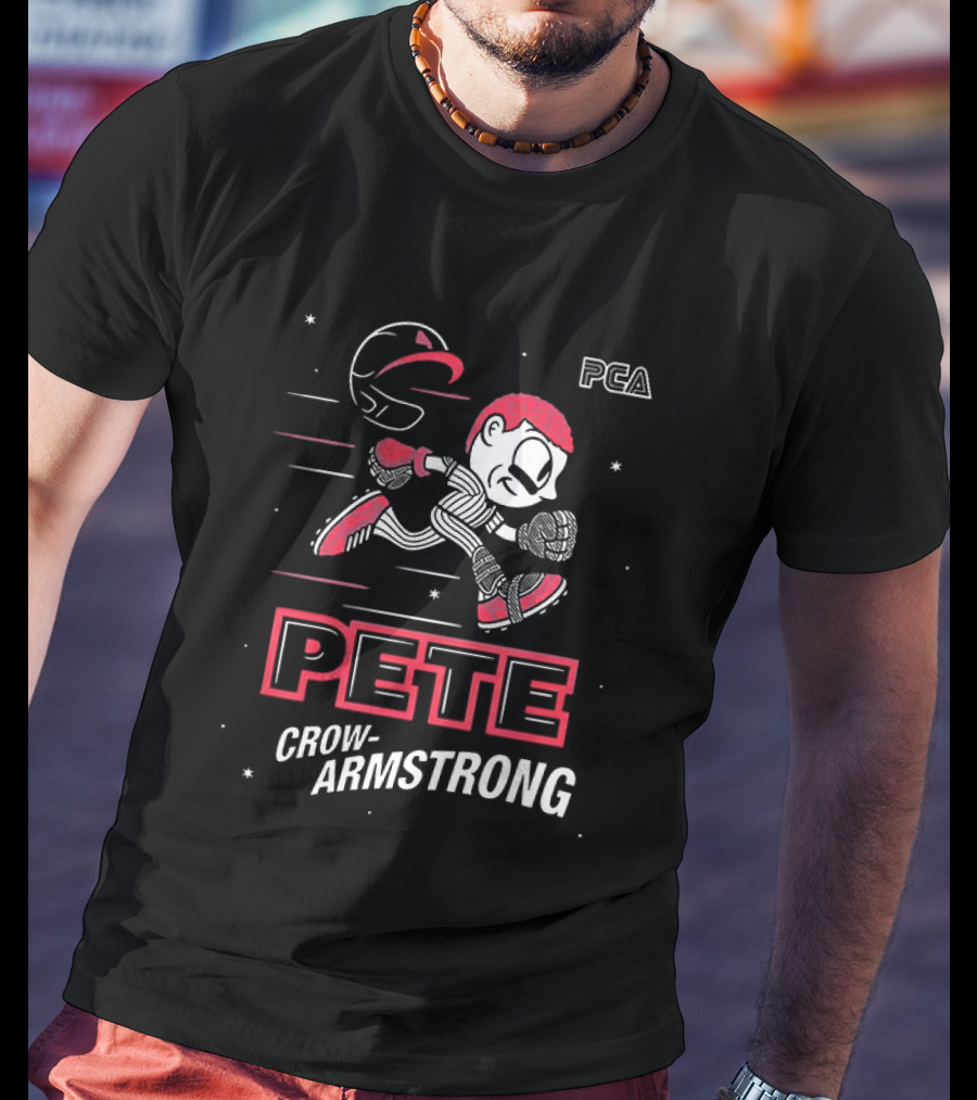 PCA Pete Crow Armstrong Super Speed Video Game Numbers T-Shirt