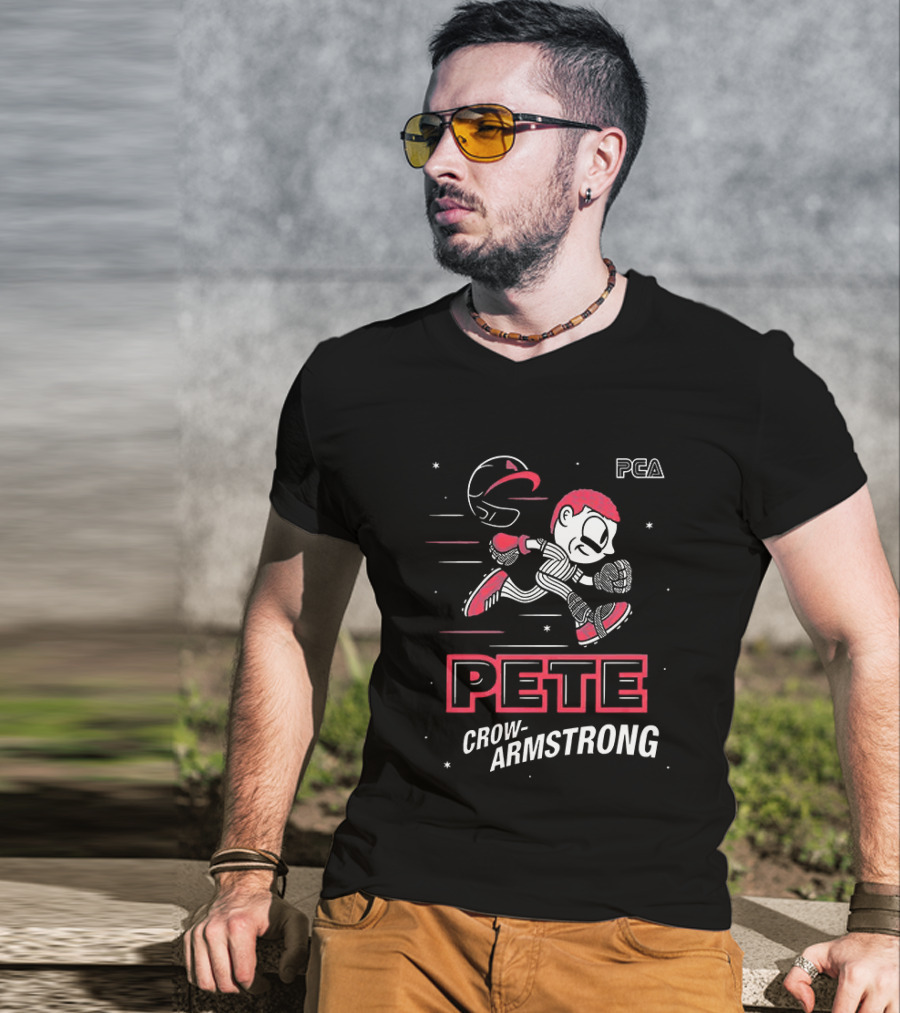 PCA Pete Crow Armstrong Super Speed Video Game Numbers T-Shirt