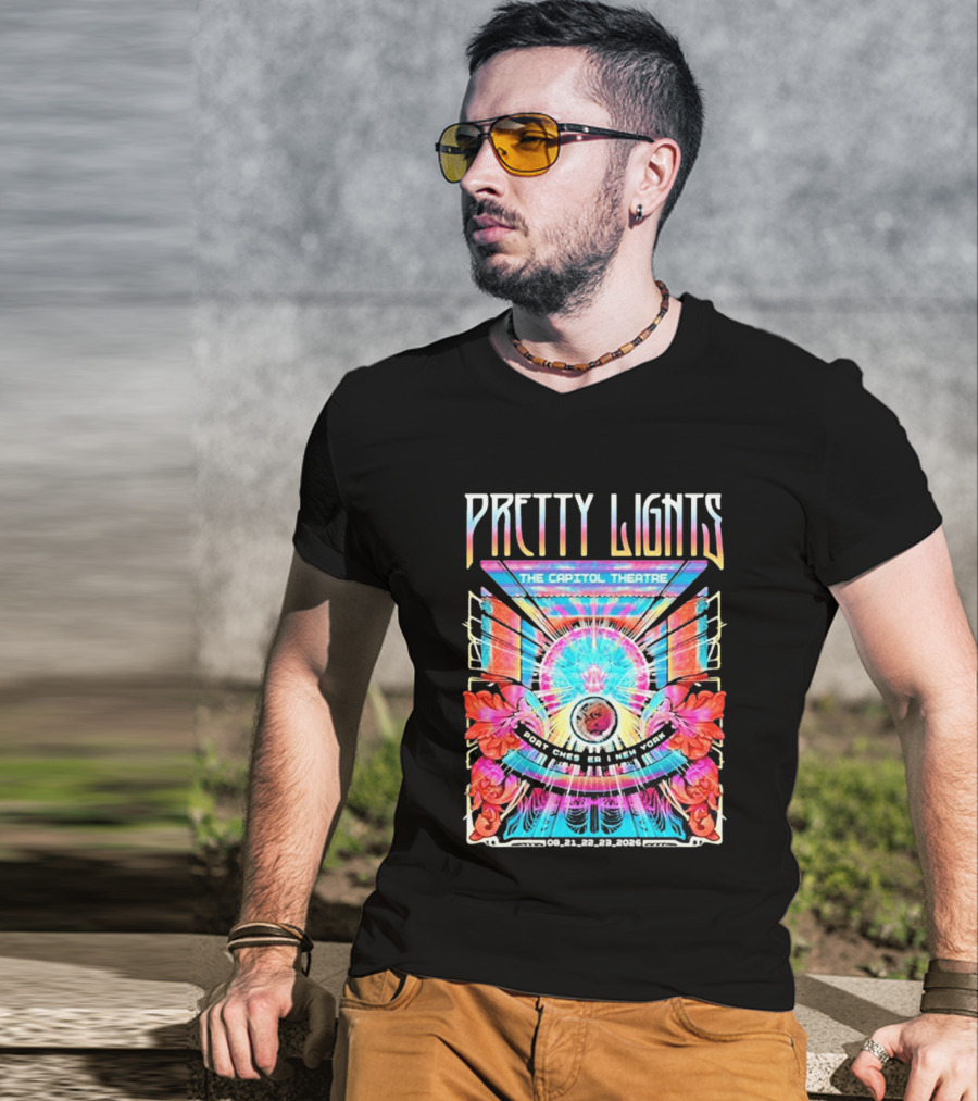 Pretty Lights The Capitol Theatre Port Chester NY August 21 23 2026 T-Shirt