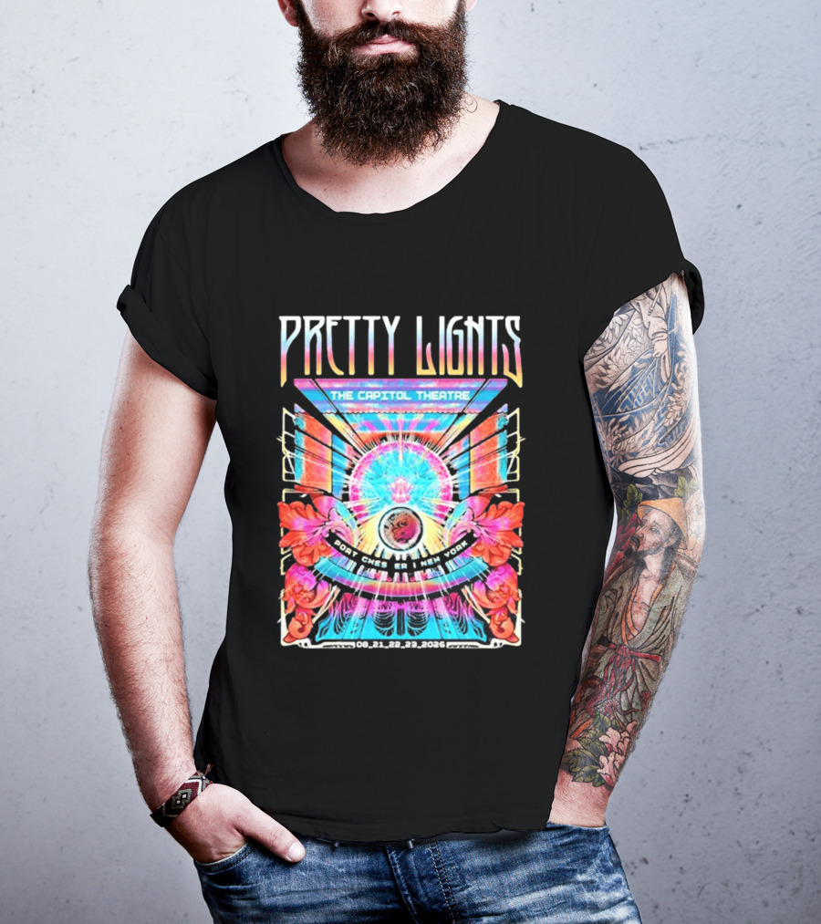 Pretty Lights The Capitol Theatre Port Chester NY August 21 23 2026 T-Shirt