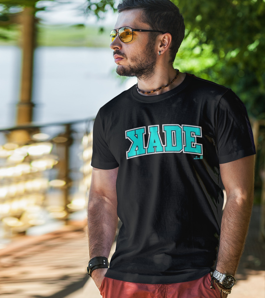 Kade Anderson Backwards K Bold Teal T-Shirt