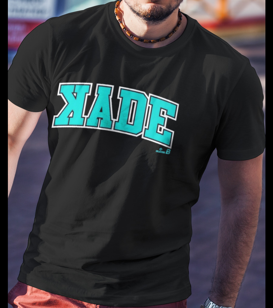 Kade Anderson Backwards K Bold Teal T-Shirt