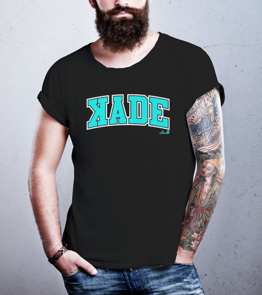 Kade Anderson Backwards K Bold Teal T-Shirt
