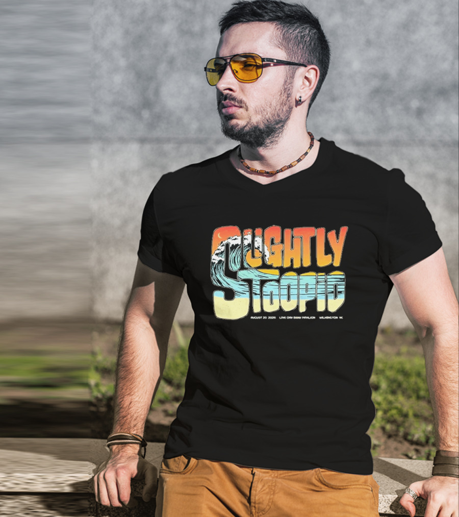 Slightly Stoopid August 20 2026 Live At Live Oak Bank Pavilion Wilmington NC T-Shirt