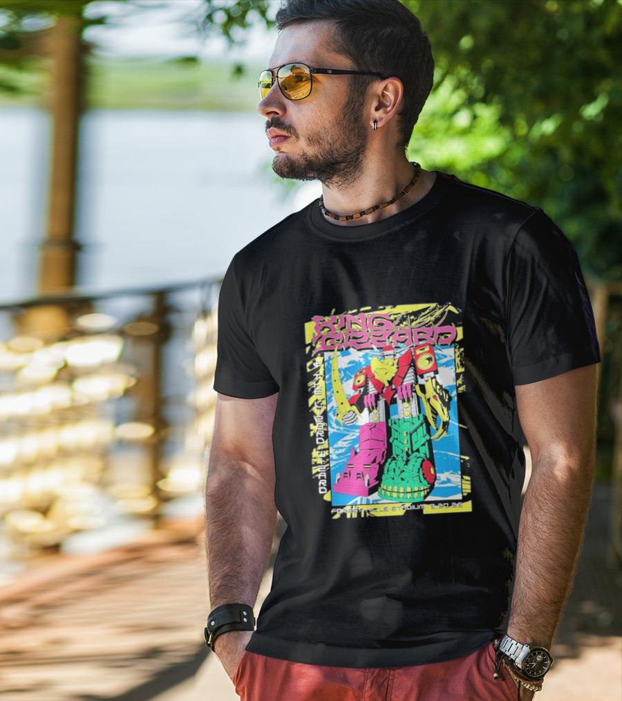 King Gizzard And The Lizard Wizard Queens New York 2026 Forest Hills Stadium August 20 Robot T-Shirt