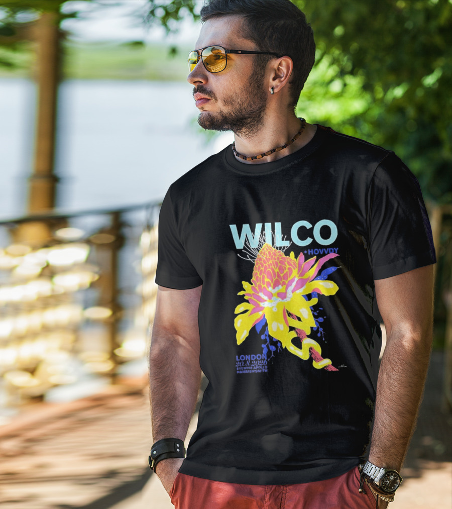 Wilco London UK Eventim Apollo Hammersmith August 20 2026 Featuring Hovvdy T-Shirt
