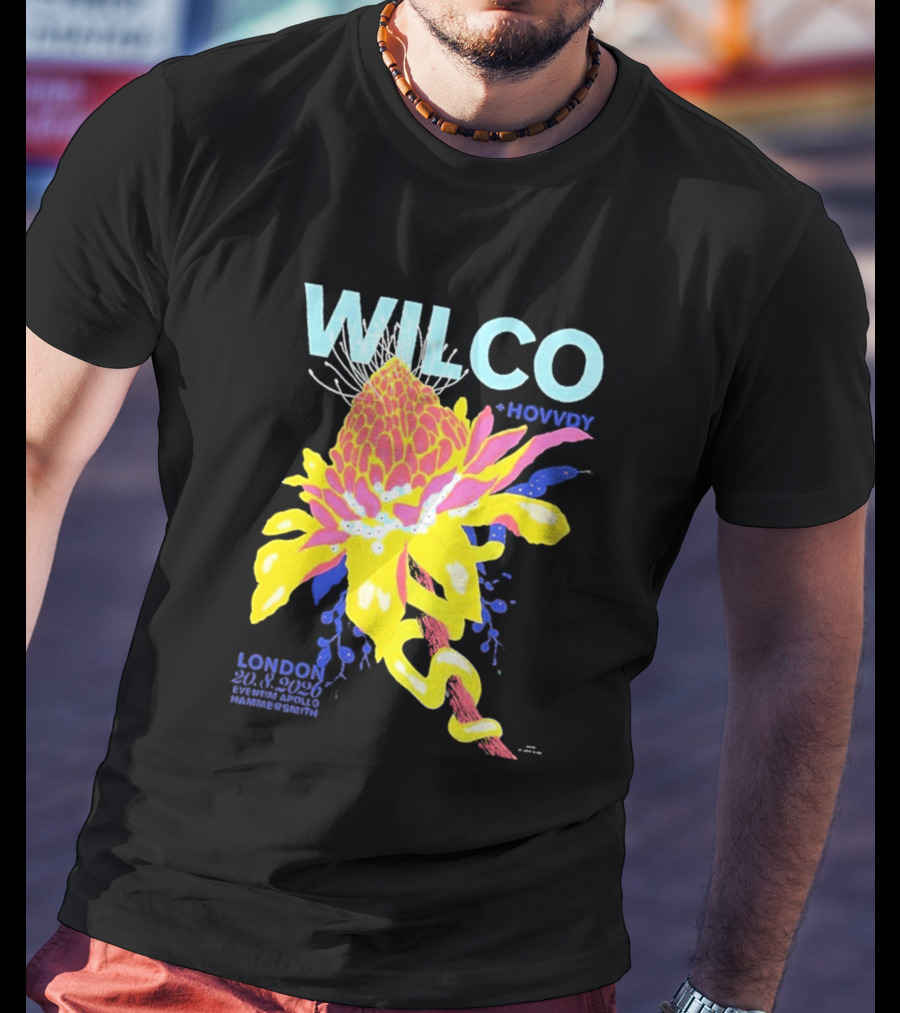 Wilco London UK Eventim Apollo Hammersmith August 20 2026 Featuring Hovvdy T-Shirt