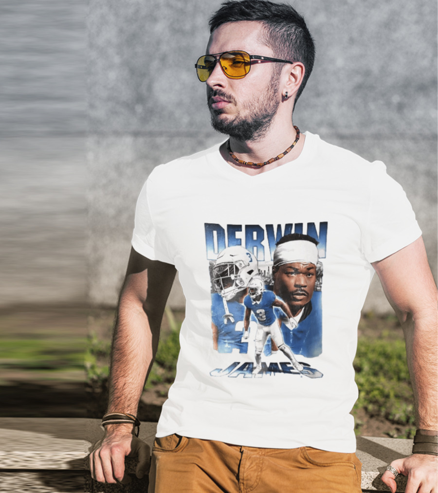Derwin James Football Photo Collage Skyline Bootleg T-Shirt