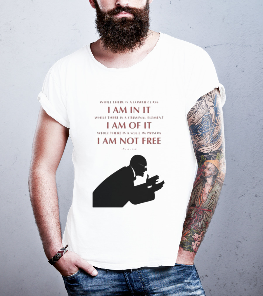 Eugene V Debs While There Is A Lower Class I Am In It Criminal Element I Am Of It Soul In Prison I Am Not Free T-Shirt