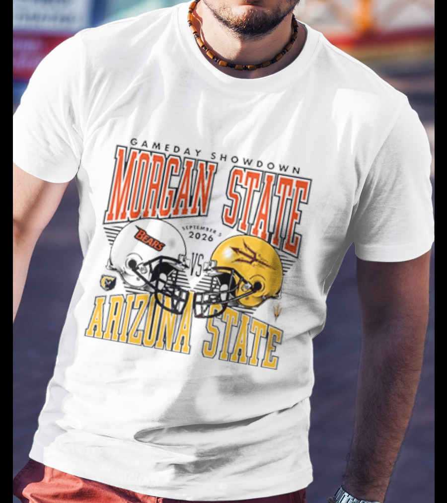 Gameday Showdown Morgan State Bears Vs Arizona State 2026 T-Shirt