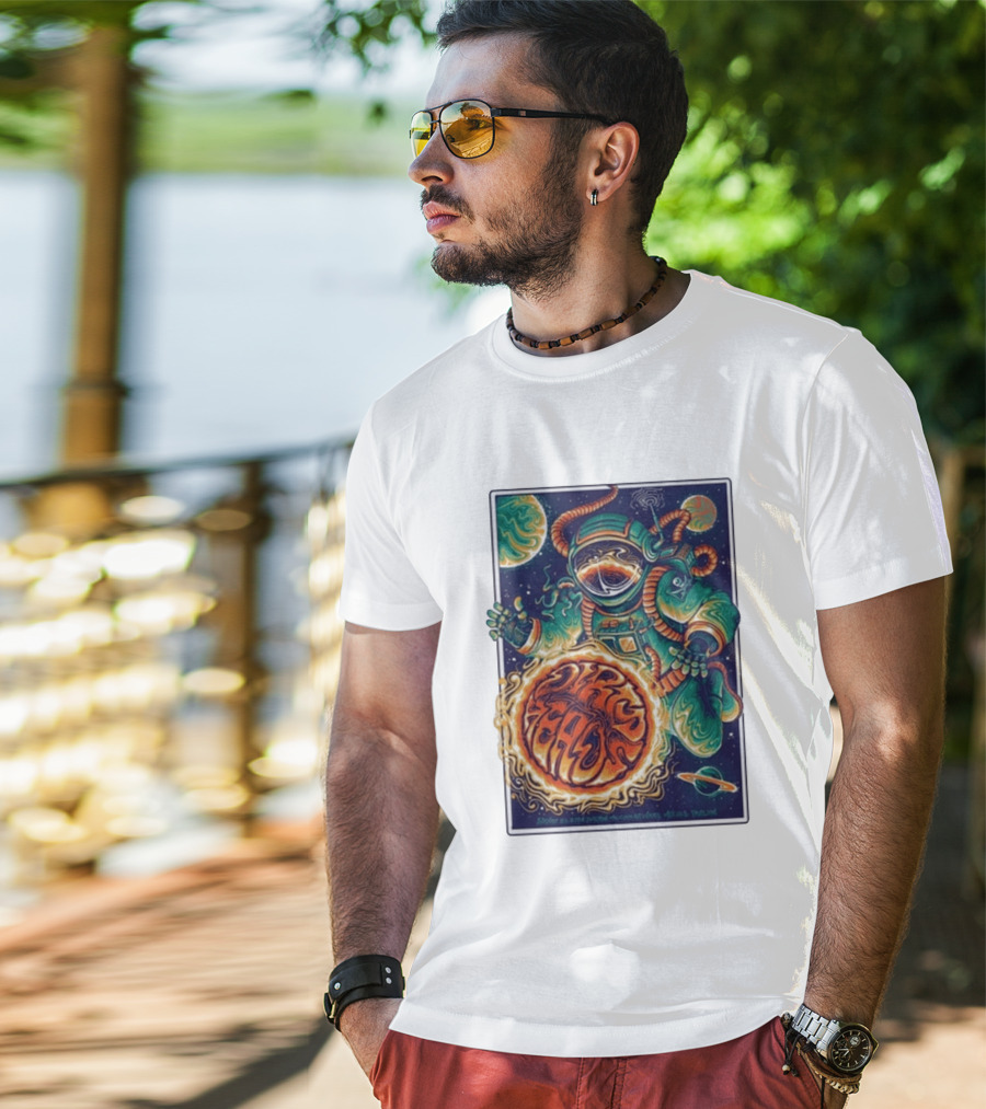 Dirty Heads Cosmic Astronaut Tour The Woodlands TX 8 23 2026 Psychedelic Space Adventure T-Shirt