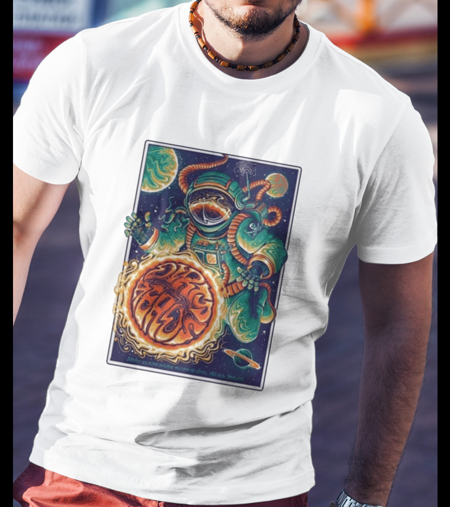 Dirty Heads Cosmic Astronaut Tour The Woodlands TX 8 23 2026 Psychedelic Space Adventure T-Shirt