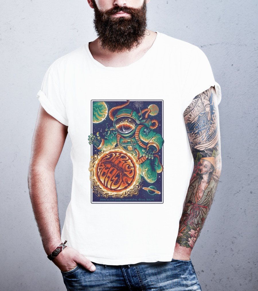 Dirty Heads Cosmic Astronaut Tour The Woodlands TX 8 23 2026 Psychedelic Space Adventure T-Shirt