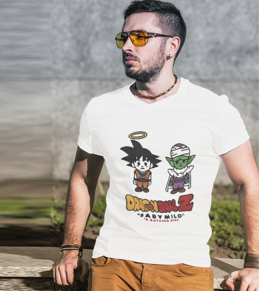 Dragon Ball Z Baby Milo Goku Piccolo Collaboration T-Shirt