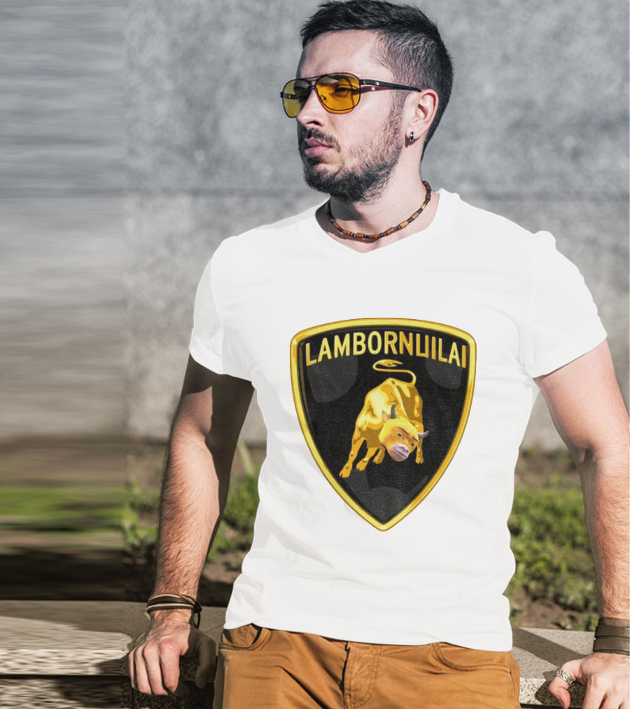 Lambornuilai Gold Bull Meme Niu Lai T-Shirt
