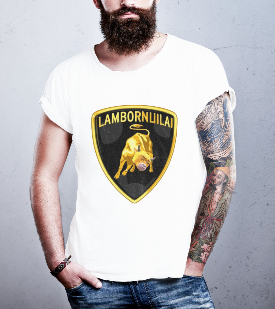 Lambornuilai Gold Bull Meme Niu Lai T-Shirt