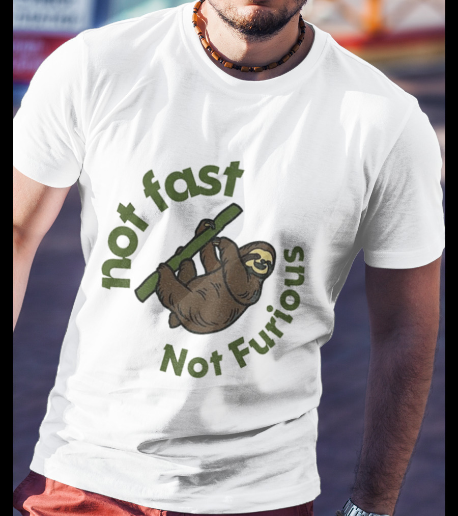 Not Fast Not Furious Sloth Climbing T-Shirt
