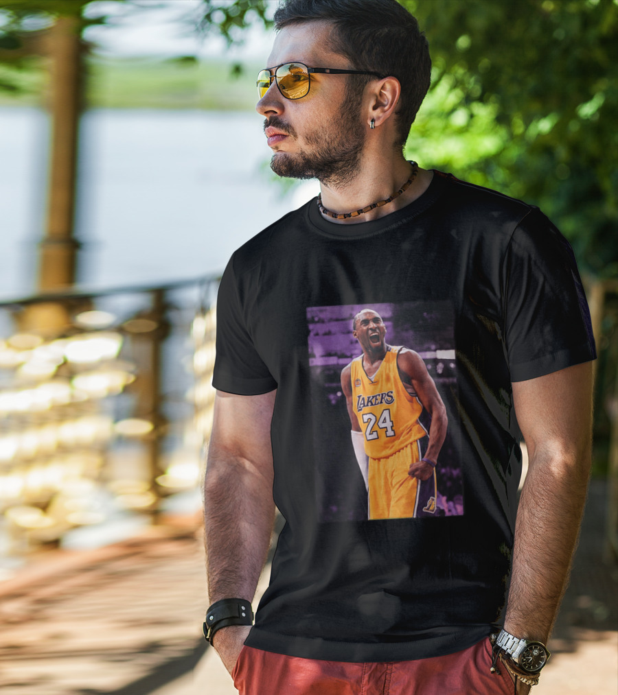 A. J. Brown Wear Mamba Kobe Bryant Lakers 24 T-Shirt