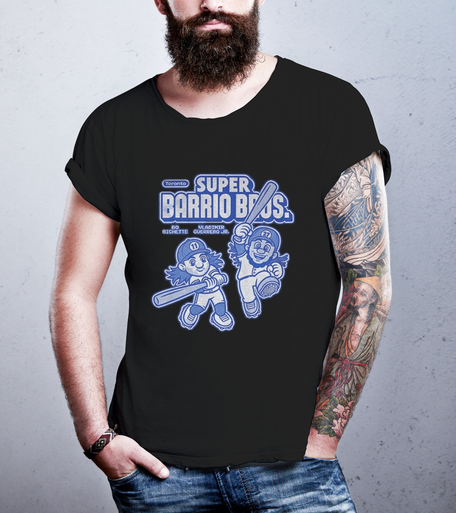 Toronto Super Barrio Bros Bo Bichette Vladimir Guerrero Jr 11 27 T-Shirt