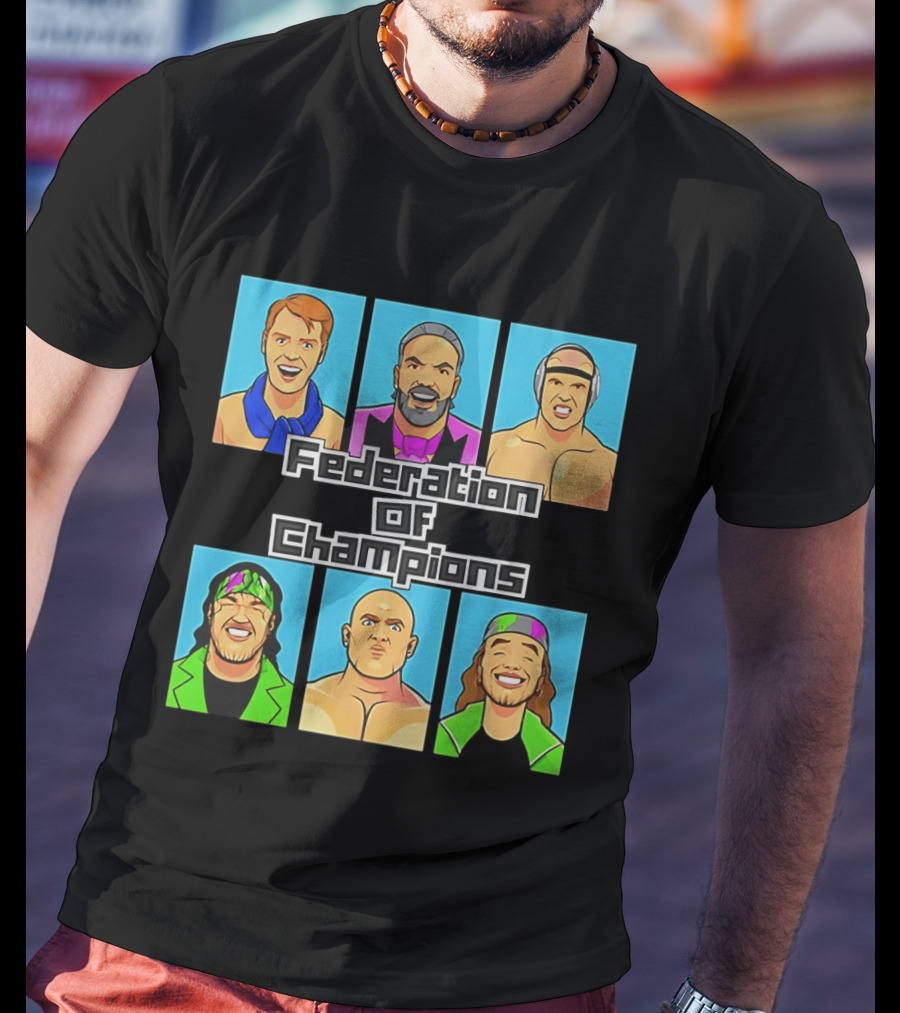 Federation Of Champions Wrestling Legends T-Shirt