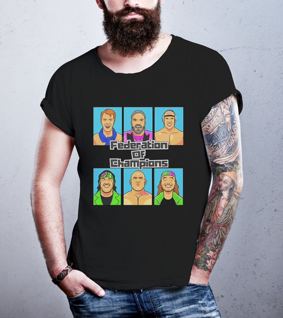 Federation Of Champions Wrestling Legends T-Shirt