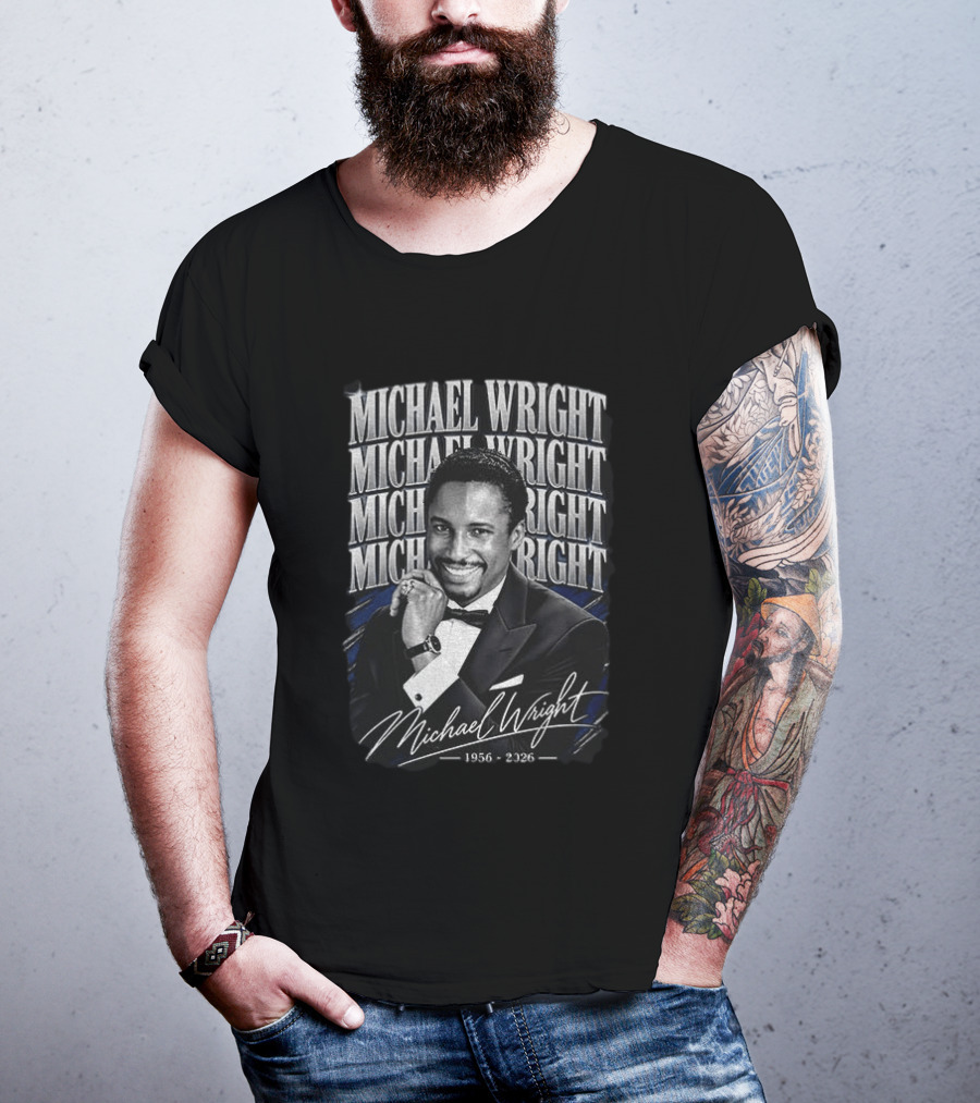 Michael Wright 1956 2026 Commemorative T-Shirt