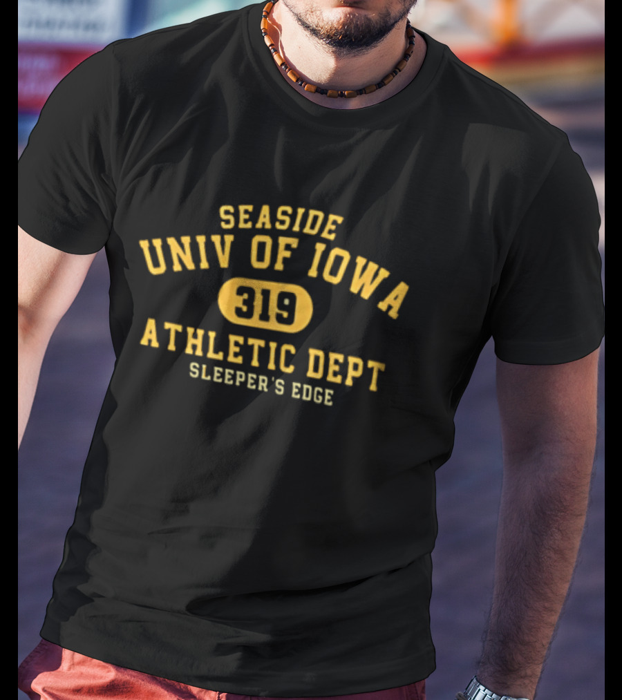 Seaside Univ Of Iowa 319 Athletic Dept Sleeper's Edge T-Shirt