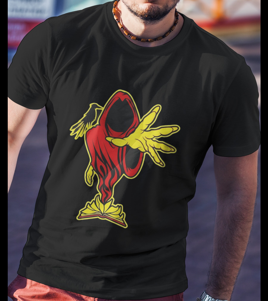 Insane Clown Posse Ringmaster Joker's Card Flame Hooded Figure T-Shirt