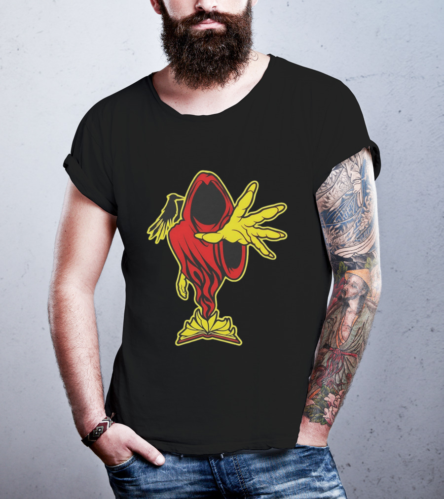 Insane Clown Posse Ringmaster Joker's Card Flame Hooded Figure T-Shirt