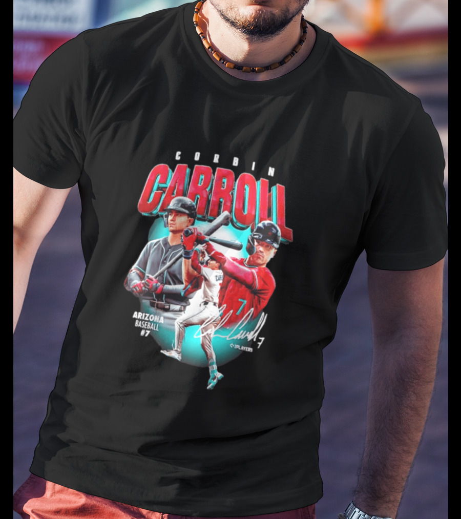 Corbin Carroll Arizona Baseball #7 C Players T-Shirt