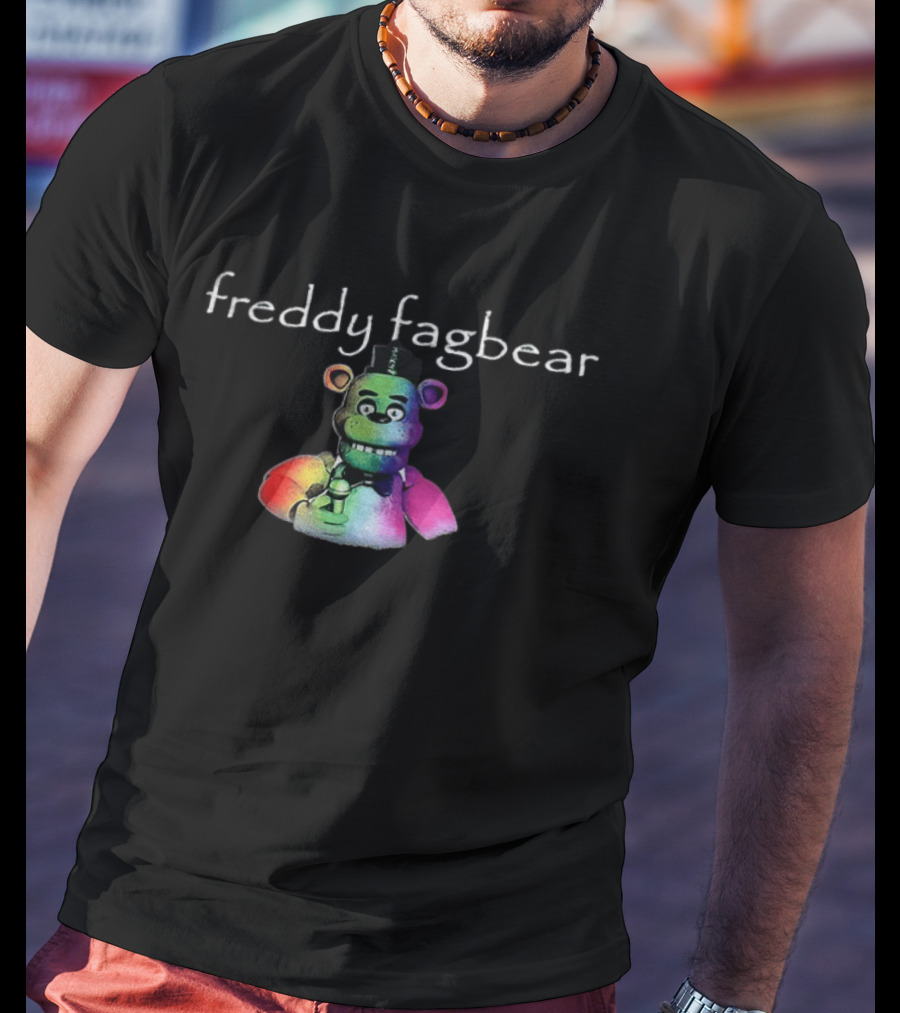 Freddy Fagbear Rainbow Pride T-Shirt